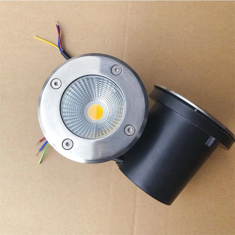 

LED Underground Light 10W COB Spotlight Inground Buried Garden Yard Floor Landscape Lamp AC85-265V DC12V