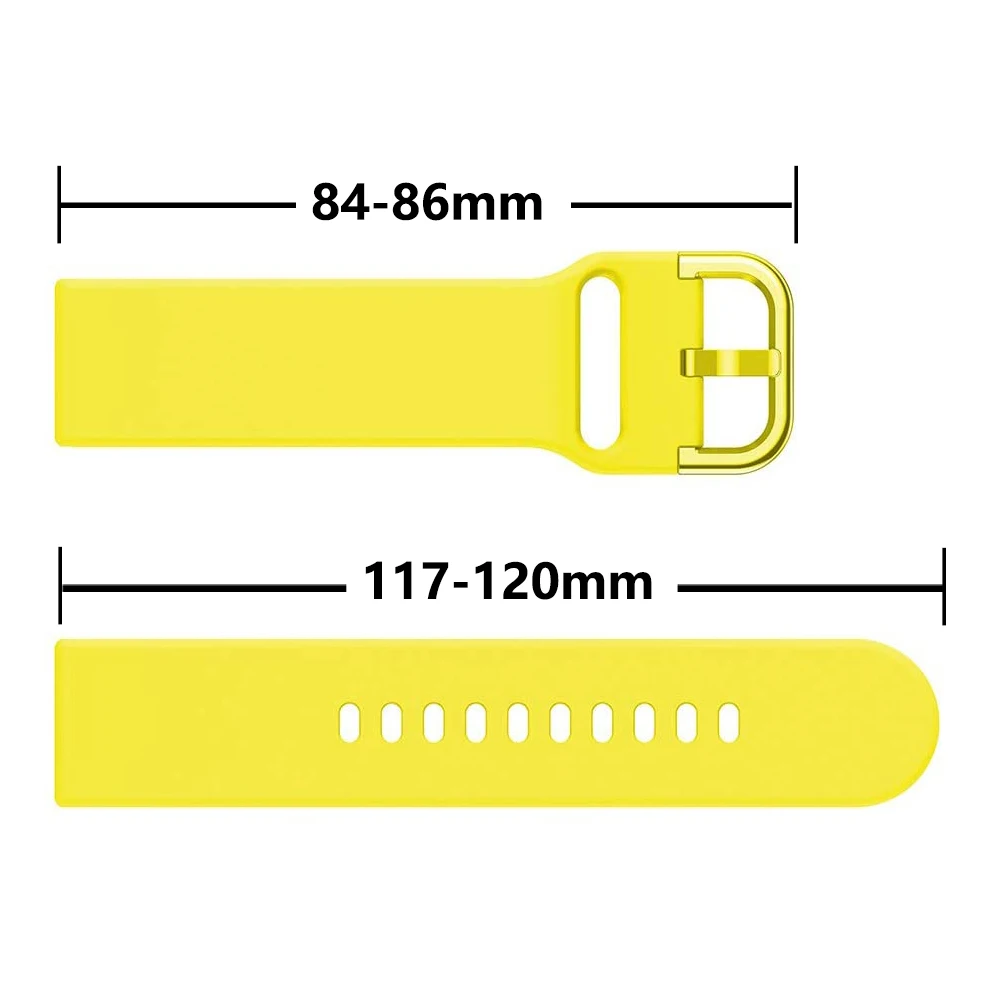 20mm 22mm watch Band for Amazfit bip 5 GTS 2 3 4 GTS2mini Gtr 2 4Silicone Bracelet Samsung Galaxy watch 6 5 4 40mm 44mm Strap