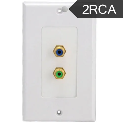 Âm Thanh Bảng Điều Khiển Âm Thanh Ổ Cắm Bảng 2rca Audio Bảng 2rca Đĩa Treo Tường