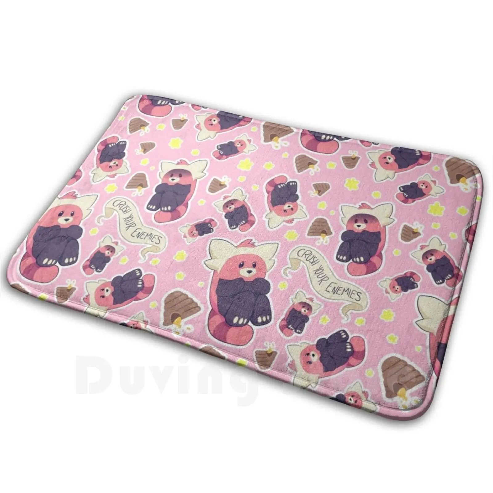 Bewear Pattern Carpet Mat Rug Cushion Soft Bewear Sun And Moon Sun And Moon Video Games Midorilied Bear Pink Honey Alola