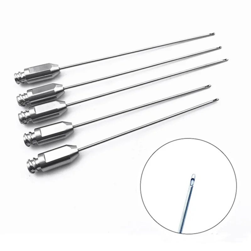 Micro Liposuction Cannula Fat Transfer kit Beauty Cannula for Facial Liposuction 5PCS/SET