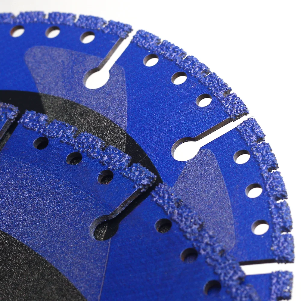 Dia 125mm-400mm Multi Purpose Vacuum Brazed Diamond Blade Diamond Cutting Disc For Cutting Rebar Steel Stainless Steel Aluminum