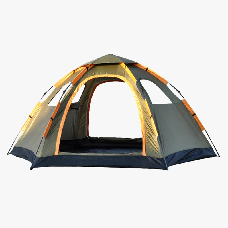 Automatic Tent 5-8 People Outdoor Camping Tent Travel Tent Single Layer Waterproof And Rainproof Family Party Fishing Trip