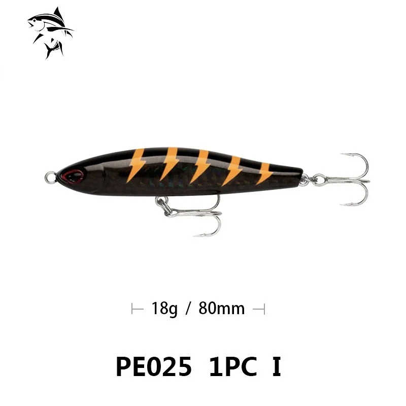 2021 New Minnow Lure 18G 80MM 10 Various Colors Hard Bait for All Depth Dive Pencil Fishing Tackles