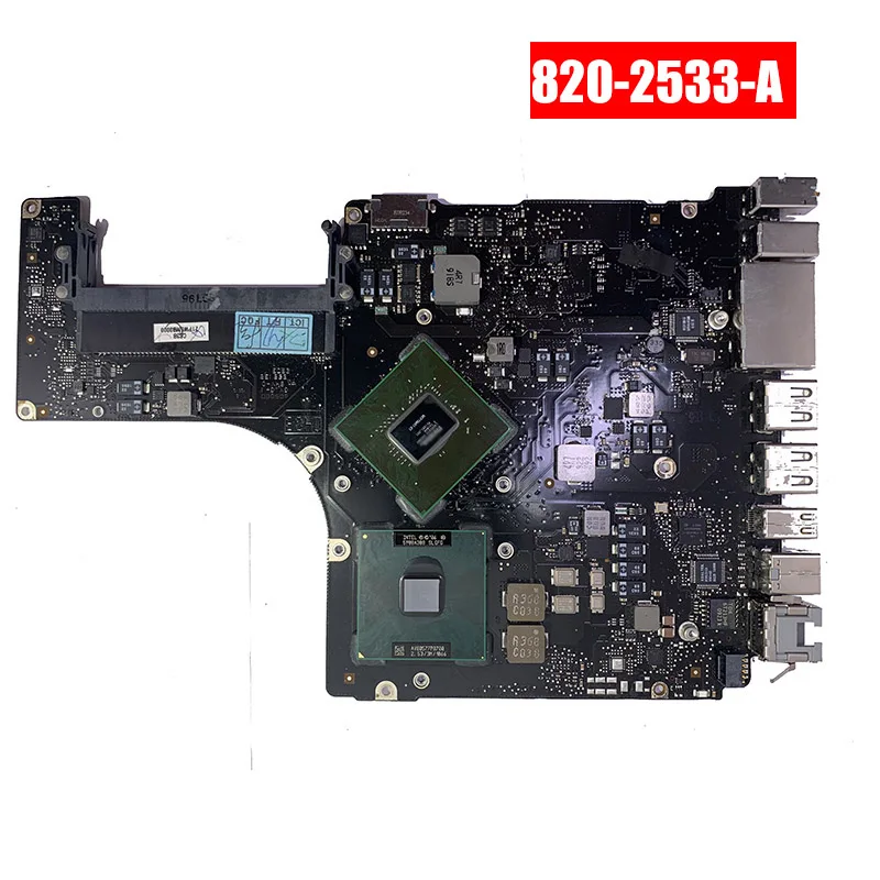 

Free shipping 661-5222 for Macbook Pro A1286 2009 MC118 2.53GHz p8700 820-2533-B Logic Board motherboard 820-2533-A