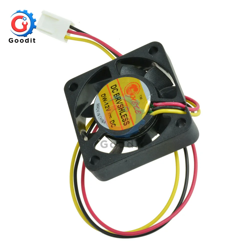 4010 Fan 12V Cooler Fan 3 Pin Oil Fans Dual Ball Bearing Cooler Cooling Fans 3d Printer Parts 4010 40*40*10mm