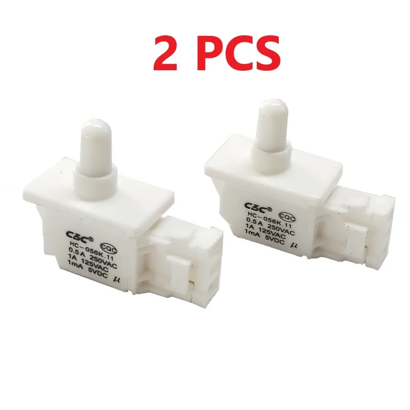 

2 PCS Refrigerator door Push button The door switch