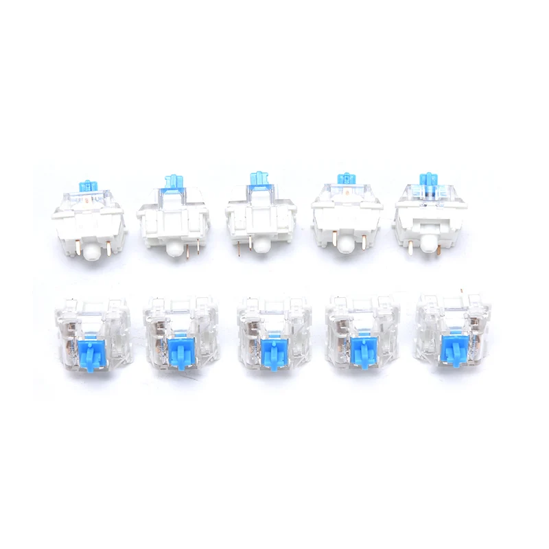 High Quality 10Pcs Original Cherry MX Mechanical Keyboard Switch Axis Shaft Switch RGB blue