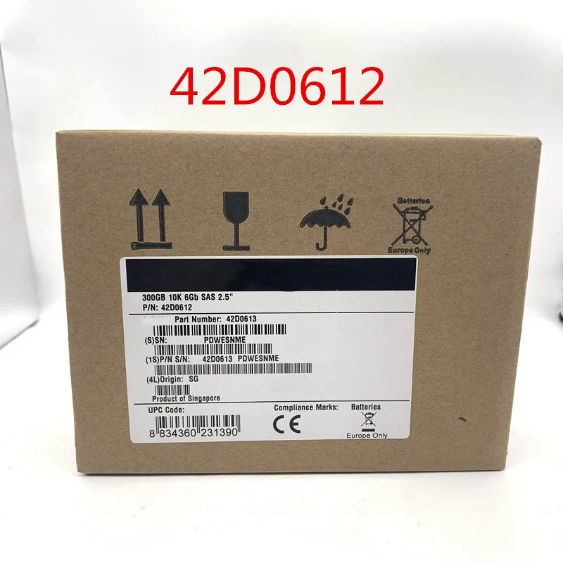 Nuevo original en caja para 42D0612 42D0613 300G 10K SAS x3850 1 año de garantía