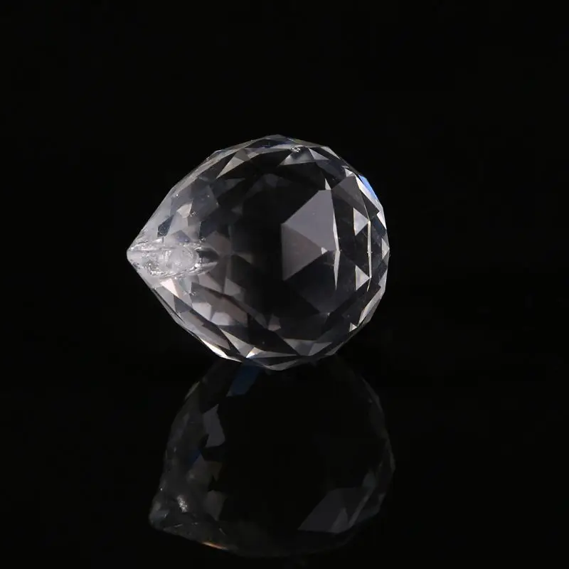 Lámpara de cristal transparente, bola colgante, Prisma, atrapasueños, decoración de boda, 20mm
