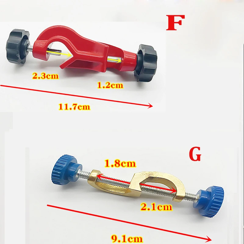 High-Quality Laboratory Clamp Lab Clips Flask Clamp Condenser Clamp School Laboratory Supplie