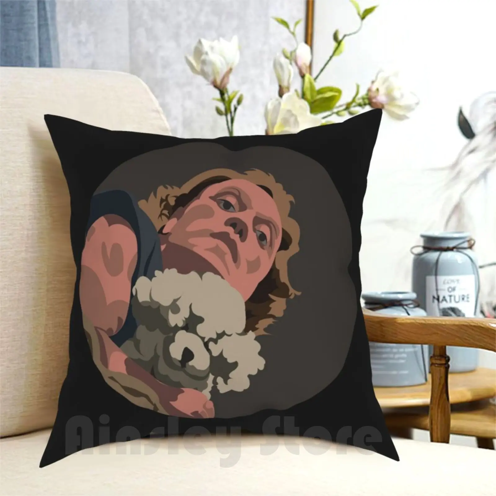 It Puts The Lotion In The Basket Pillow Case Printed Home Soft DIY Pillow cover Hannibal Hannibal Lecter Silence Of The