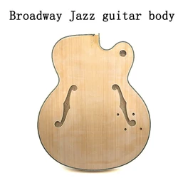 Broadway jazz guitar body sound barrel spruce plywood panel maple plywood back