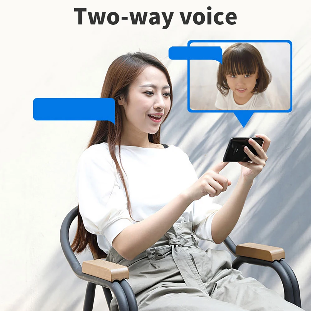 Versione globale Webcam di rete IP A1 WiFi 1296P HD telecamera IP videocamera di sorveglianza per visione notturna per la sicurezza interna domestica