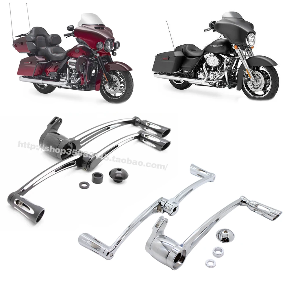 

Brake Arm Pedal Shift Lever Shifter Pegs Kits for Harley Touring Road King Street Glide Electra Glide Road Glide Trike 2008-2019