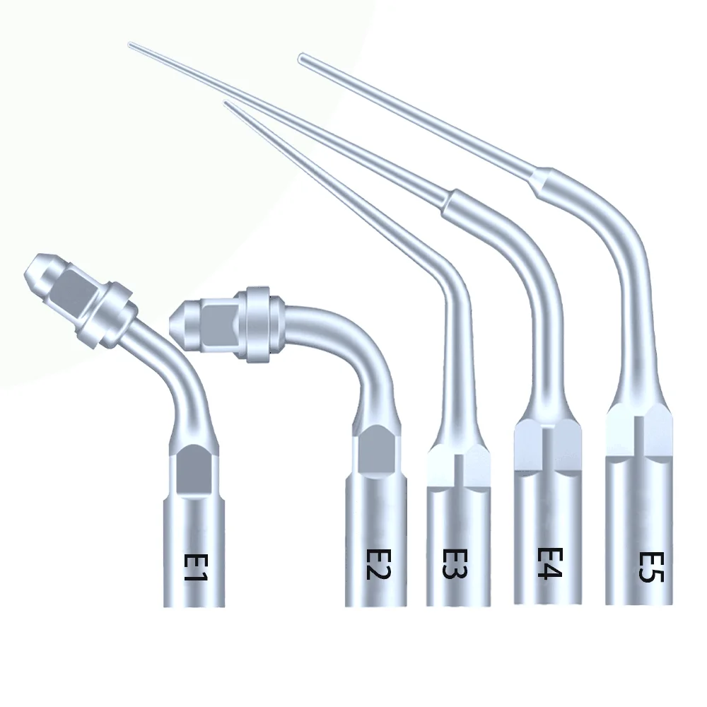 5Pcs Dental Ultrasonic Scaler Tips Scaling Tip Compatible With Woodpecker EMS NSK Satelec DTE Dentista Odontología Dentist Tools