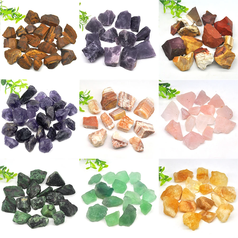 

Natural Raw Healing Quartzs Crystals Shape Rock Tumbled Gravel Reiki Gem Stone Mineral Specimen Home Decoration Gifts Wholesale