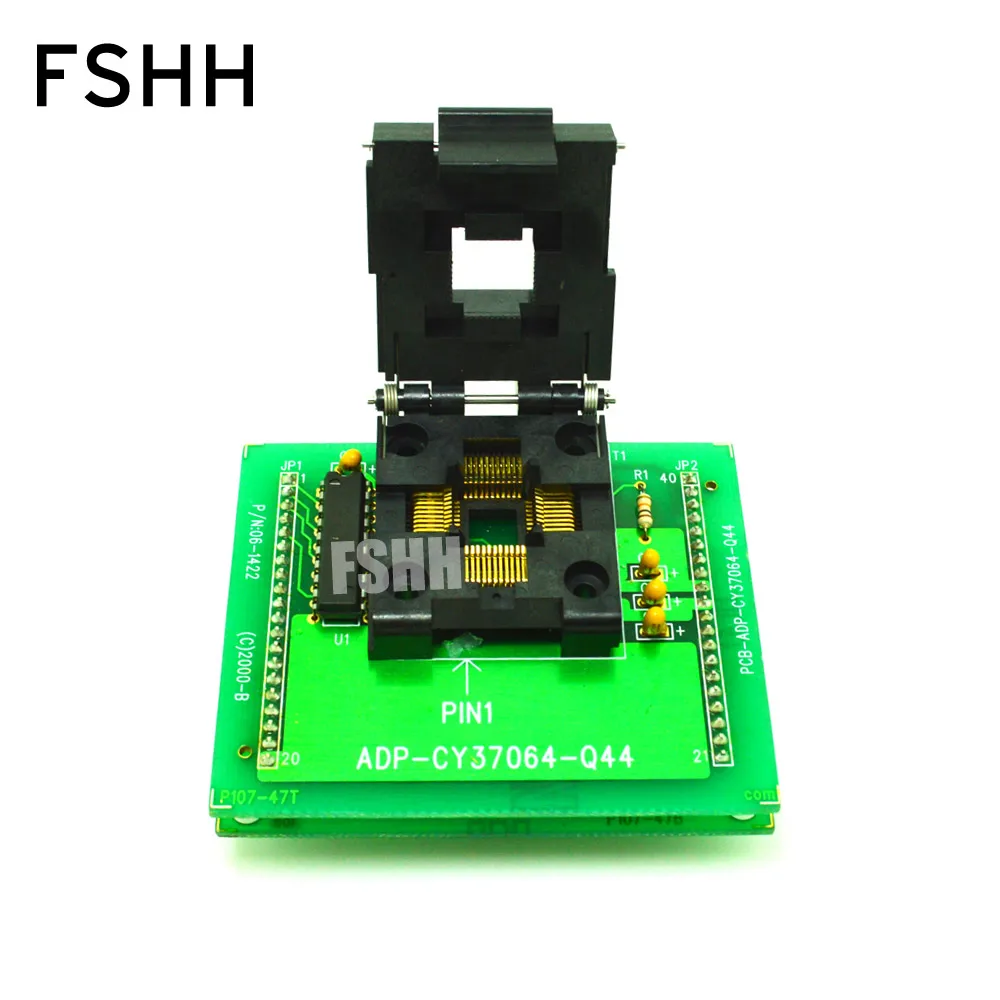 アダプター-11プログラマー,テストソケット,tqfp44からdip40,ADP-CY37064-Q44