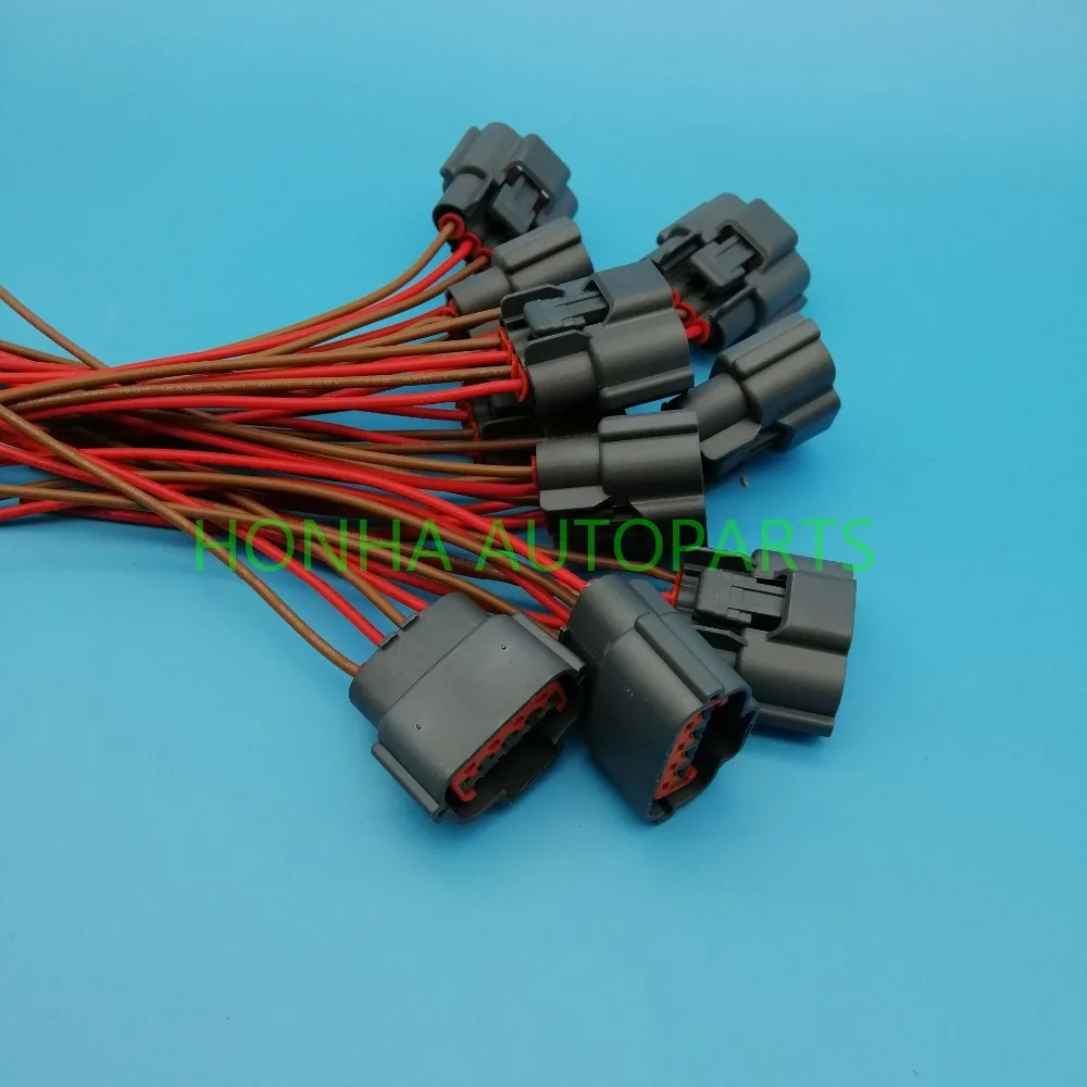 

Free shipping 6098-0144 2/5/10/20/50/100 pcs 4 Pin Alternator Repair Connector With Wire Harness Pigtail