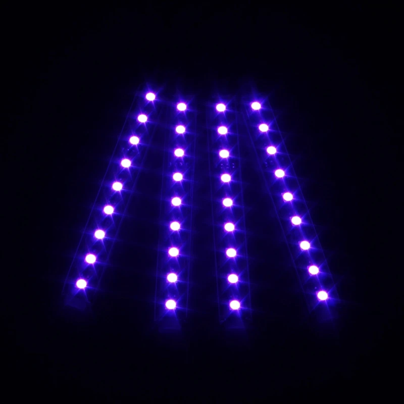 1 세트 10W 5050 자동 LED RGB 인테리어 층 장식 DC 12V 9 SMD 분위기 스트립 통로 데코 플로어 라이트 원격 제어