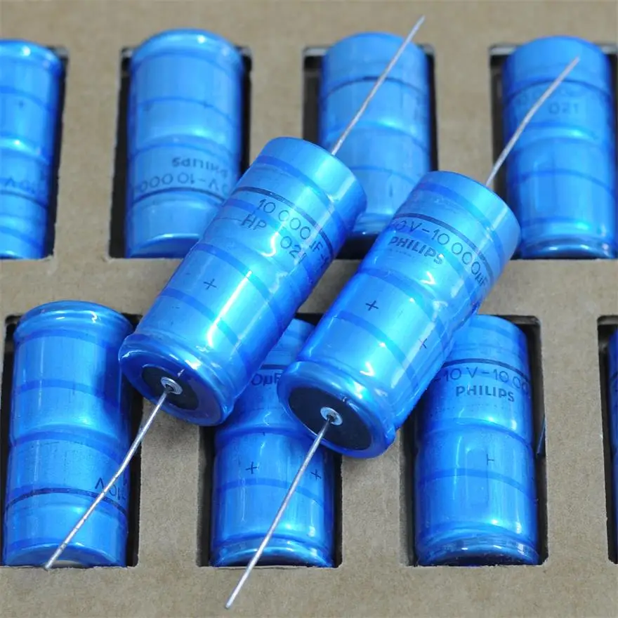 1pcs 10V 10000UF HP 021 axial fever tube amplifier filament filter capacitor