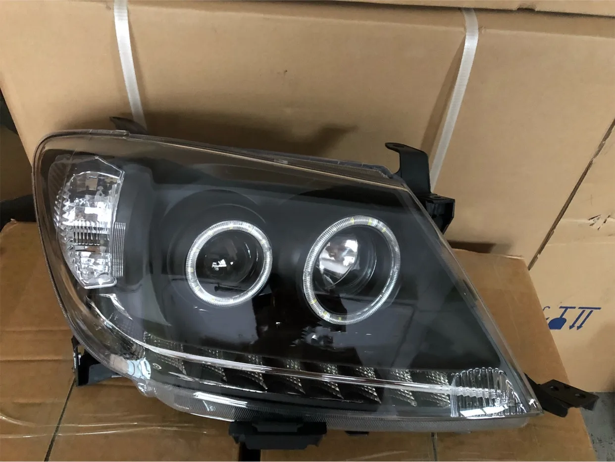 Eosuns Headlight Assembly for Toyota HiLux VIGO 2004-11 low high beam led drl headlamp автомобильные товары