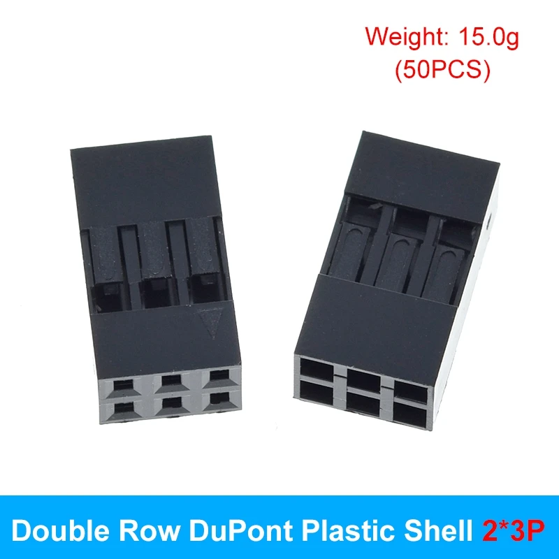 Für DuPont-Drahtgehäuse aus Kunststoff, 2,54 mm, zweireihig, für DuPont-Drahtsteckverbinder 2P/3P/4P/5P/6P/7P/8P/9P/10P, Gehäuse für 2*4-polige/2*5-polige Steckverbinder – Detail 11