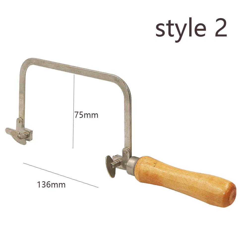 Professionale Seghe Arco Manico In Legno con 12Pcs Seghe lama Gioielli Seghe Telaio A Mano Strumenti di Jeweler\'S Seghe Telaio