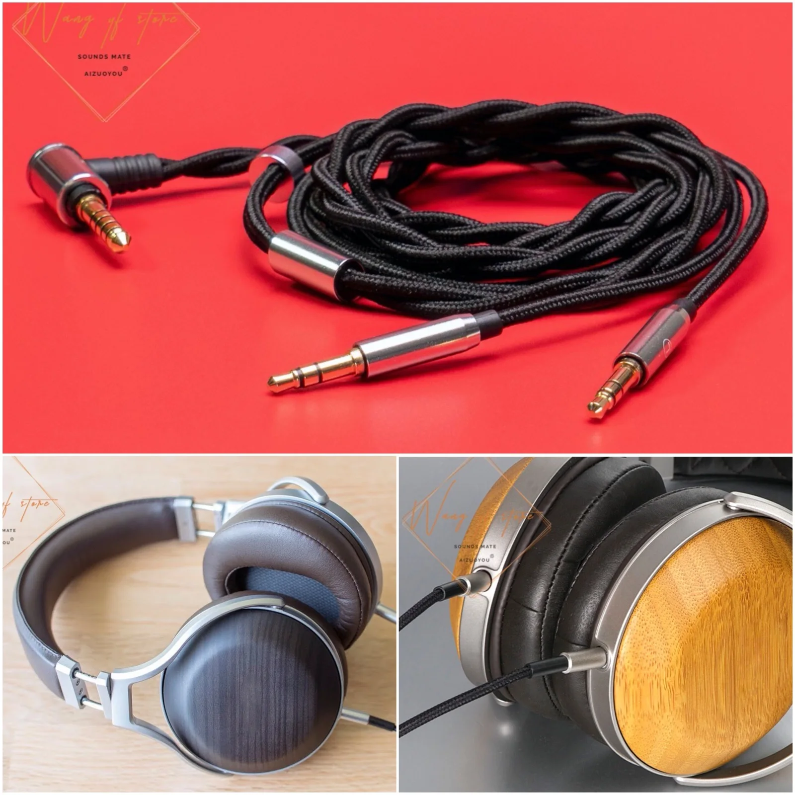 

Сбалансированный Hi-Fi аудиокабель для наушников Denon AH D600 D5200 D7100 D7200 D9200 2,5 мм Trrs Dual 4,4 3,5 мм стерео 4Pin XLR Wir