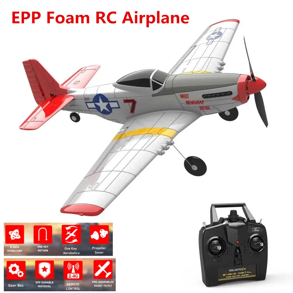 

2.4G Radio Remote Control Plane 6-Axis Gyro Rtf Glider Epp Foam Aircraft 4 Channel Beginner Airplane Flight Time 14 Minutes