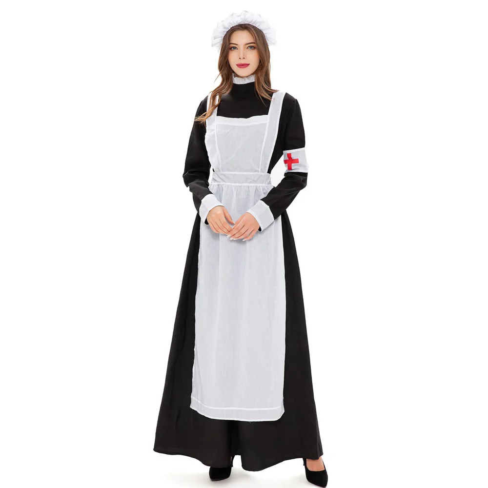 Moving Castle Sophie Costume Halloween costume Women Maid dress Female Deguisement femme