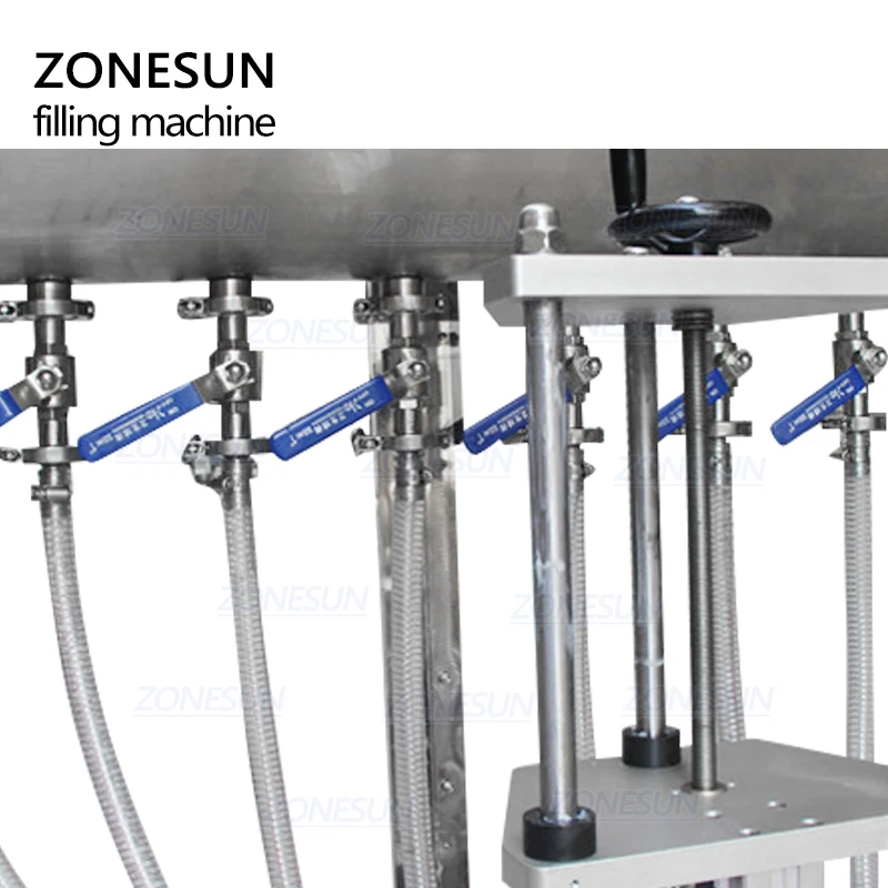 ZONESUN-Machine de Remplissage d'Emballage existent à Grande Vitesse, Ligne de Production de Boissons, sexuellement, Huile, Eau, Lait, Huile, Miel, 8 Têtes