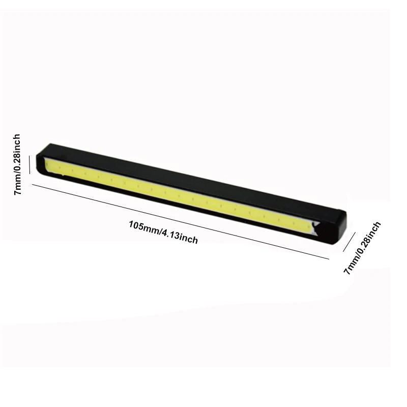 2Pcs/Pair SUNKIA New Design DRL LED Daytime Running Lamp Auto COB Light 100% Waterproof 10CM 15CM 20CM Car Styling