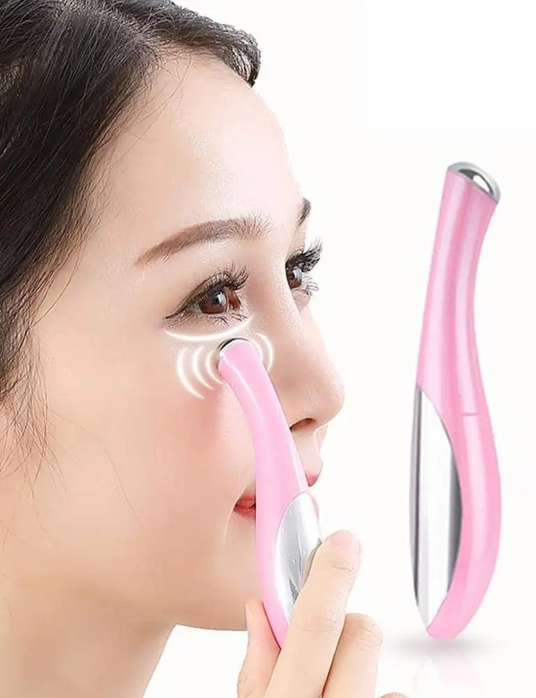 Eye Massager with Heat Ionic Eyes and Facial Massage Treatment Instrument for Improving Dark Circles Eyes Puffiness & Fatigue