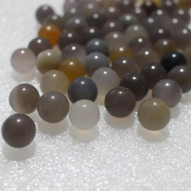 3-20mm 1kg/Pack A Type Natural Agate Laboratory Planetary Grinding Ball Mill Media Agate Beads for Grinding Jar Abrasive