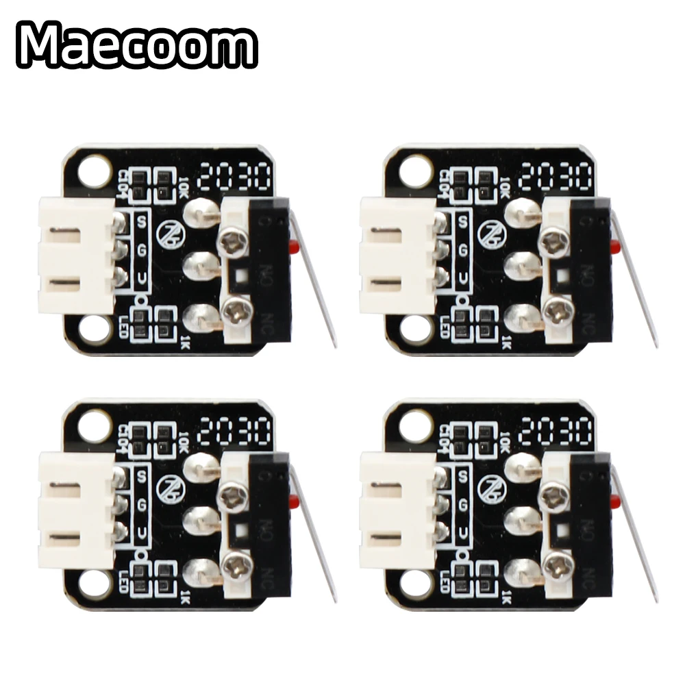 Maecoom 3D Bagian Printer Endstop Mechanical Limit Switches dengan Kabel Endstop Press Switch Module untuk Ender 3 Pro Hotend Kit