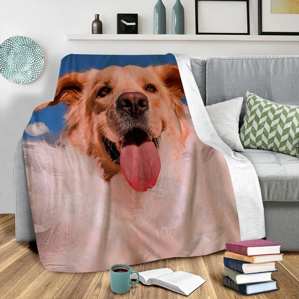 Funny Dog Animal Sherpa Blanket 3D Printed Blanket Kids Fleece Blanket Cute Warm Soft Blanket Drop Shipping 05