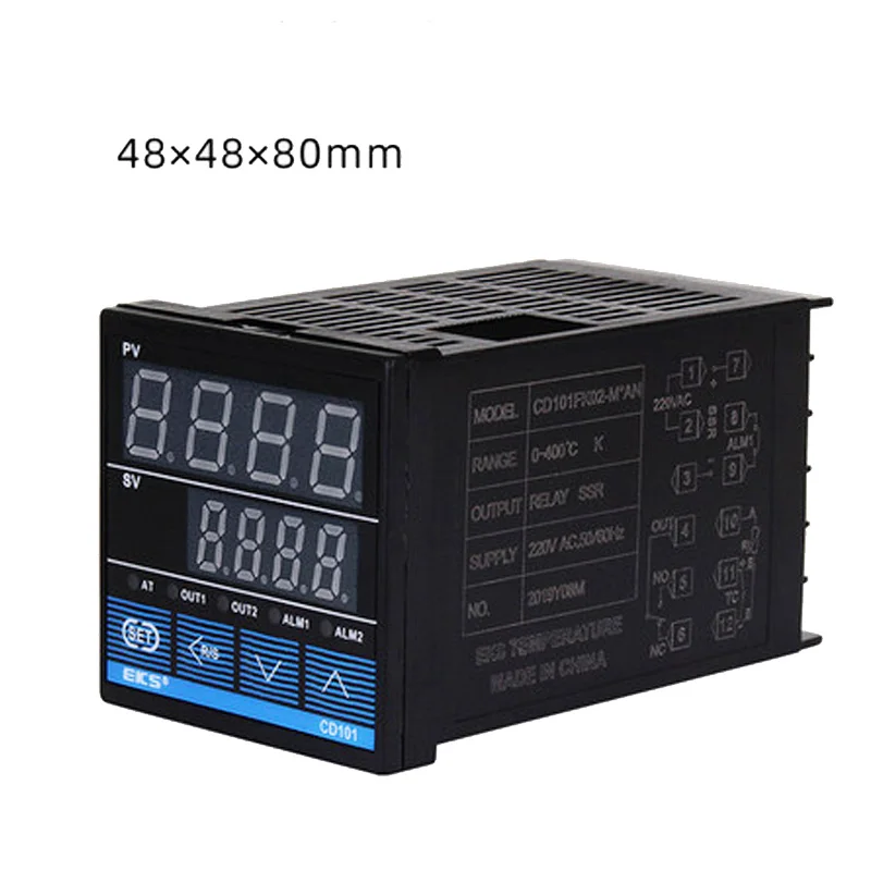 Digital Intelligent Temperature Control Instrument CD101 Universal Input PID Temperature Controller Meter Thermostat