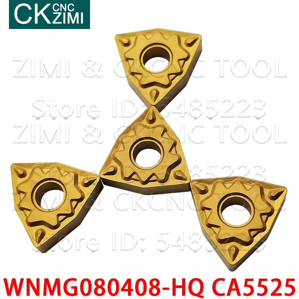 WNMG080408-HQ CA5525 شفرة من الكربيد الخشب الخارجي تحول أدوات آلة خرط تعمل بالتحكم الرقمي بواسطة الحاسوب أدوات القطع إدراج WNMG للصلب الفولاذ المقاوم للصدأ