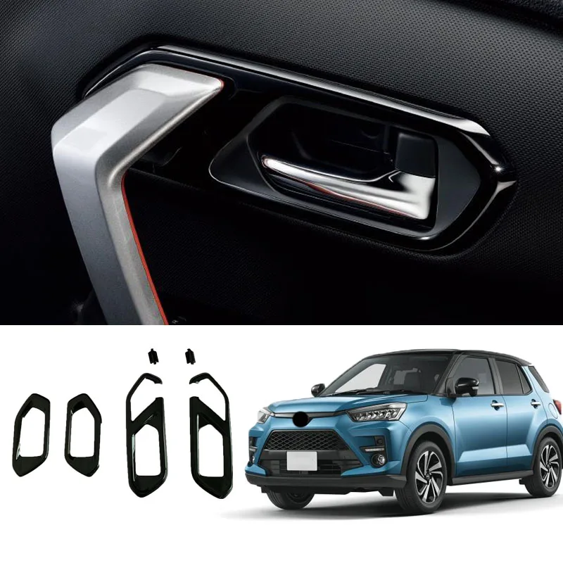 

АБС-пластик, внутренняя дверная ручка, крышка чаши, отделка для Toyota Raize 2020 2021, автомобильная дверная ручка, аксессуары, наклейка