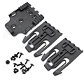 3pcs black