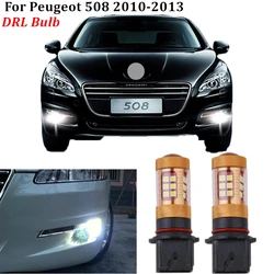 Car Led Bulb Fog Light Driving DRL Daytime Running Lamp For Peugeot 508 SW 2010 2011 2012 2013 Daytime Running Light