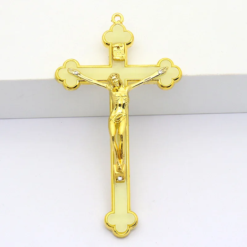 Luminous Christian Jesus Jesus Cross Wall Hang Catholic Cross Church Souvenirs Crucifix