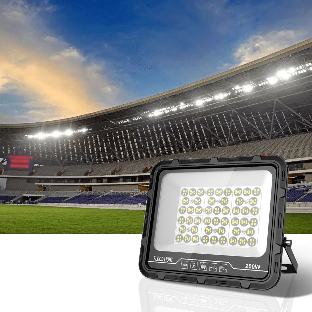 Reflector Led 200W 300W Proyector Impermeable IP65 Potente Lámpara de Construcción 100W 600W Foco de Calle para Granja Estadio Plaza de Edificio