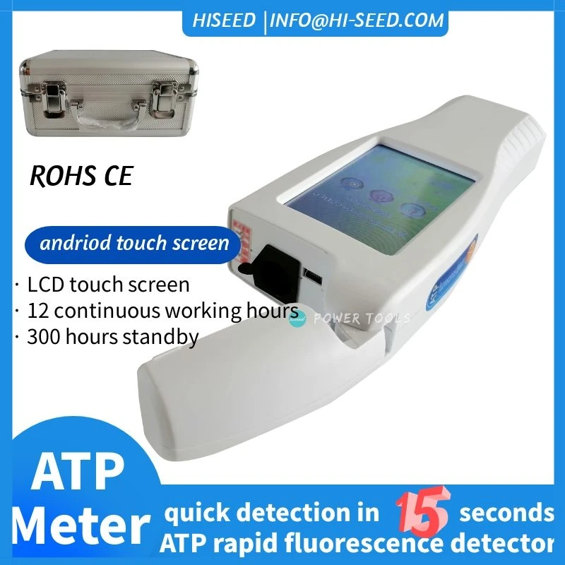 Portable ATP Fluorescence Detector, Food Tableware Surface Cleanliness Analyzer, Bacteria and Microbe Totalizer