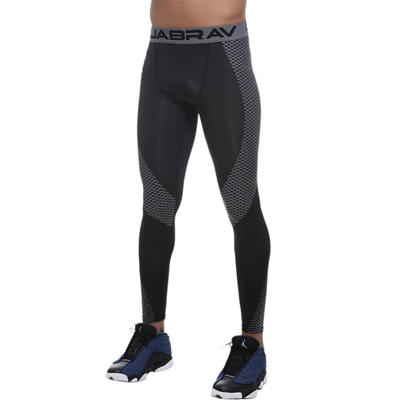 Calzamaglia a compressione sportiva da uomo pantaloni da corsa a strati di Base palestra Fitness Leggings da allenamento attivi pantaloni da