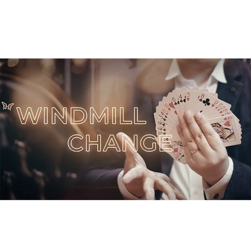 Windmill Change (ALL and Prop) by Jin - Card Magic Tricks,Close up Magic Illusions Street Magic Magician Prediction Toys Fun