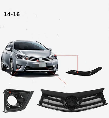 Griglia paraurti anteriore per Toyota Corolla Levin 2007-2018 accessori auto griglia radiatore