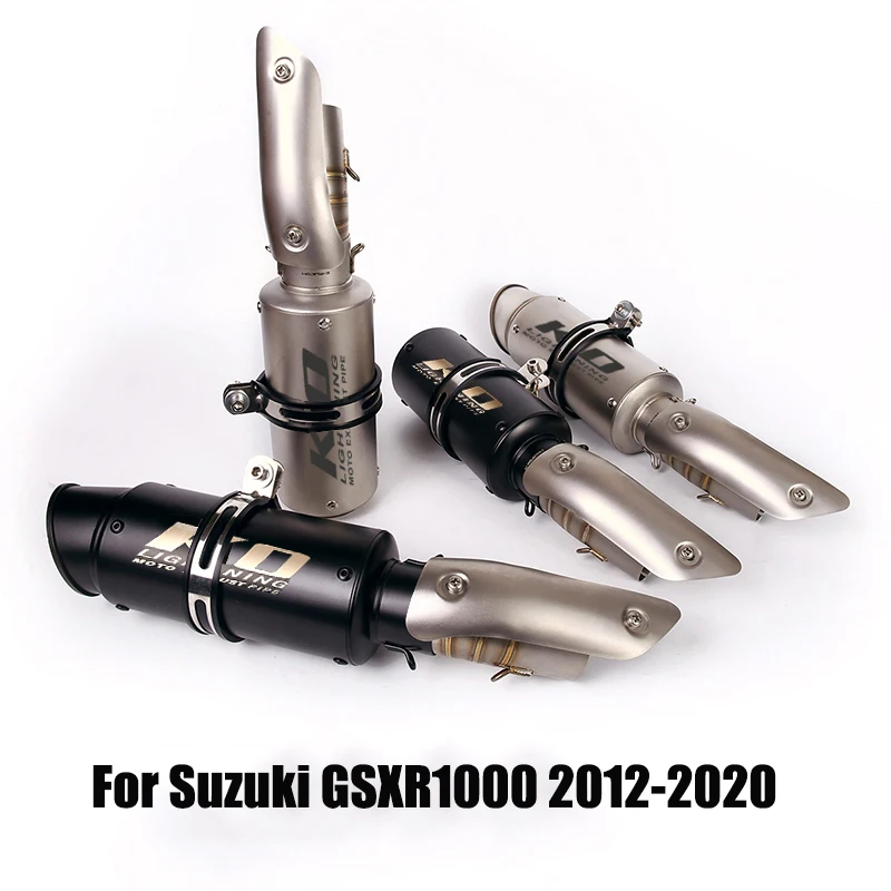 

51mm For Suzuki GSXR1000 2012-2020 Motorccycle Exhaust Pipe Muffler Escape Connect Middle Mid Pipe Tube Slip On