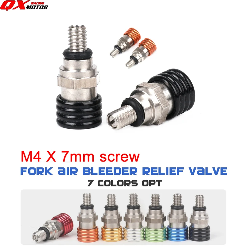 M4 Fork Air Bleeder Relief Valve For SX SXF XC XCF XCW EXC EXCW EXCF XCR FE TE 125 200 250 300 350 400 450 500 505 530 Motorbike